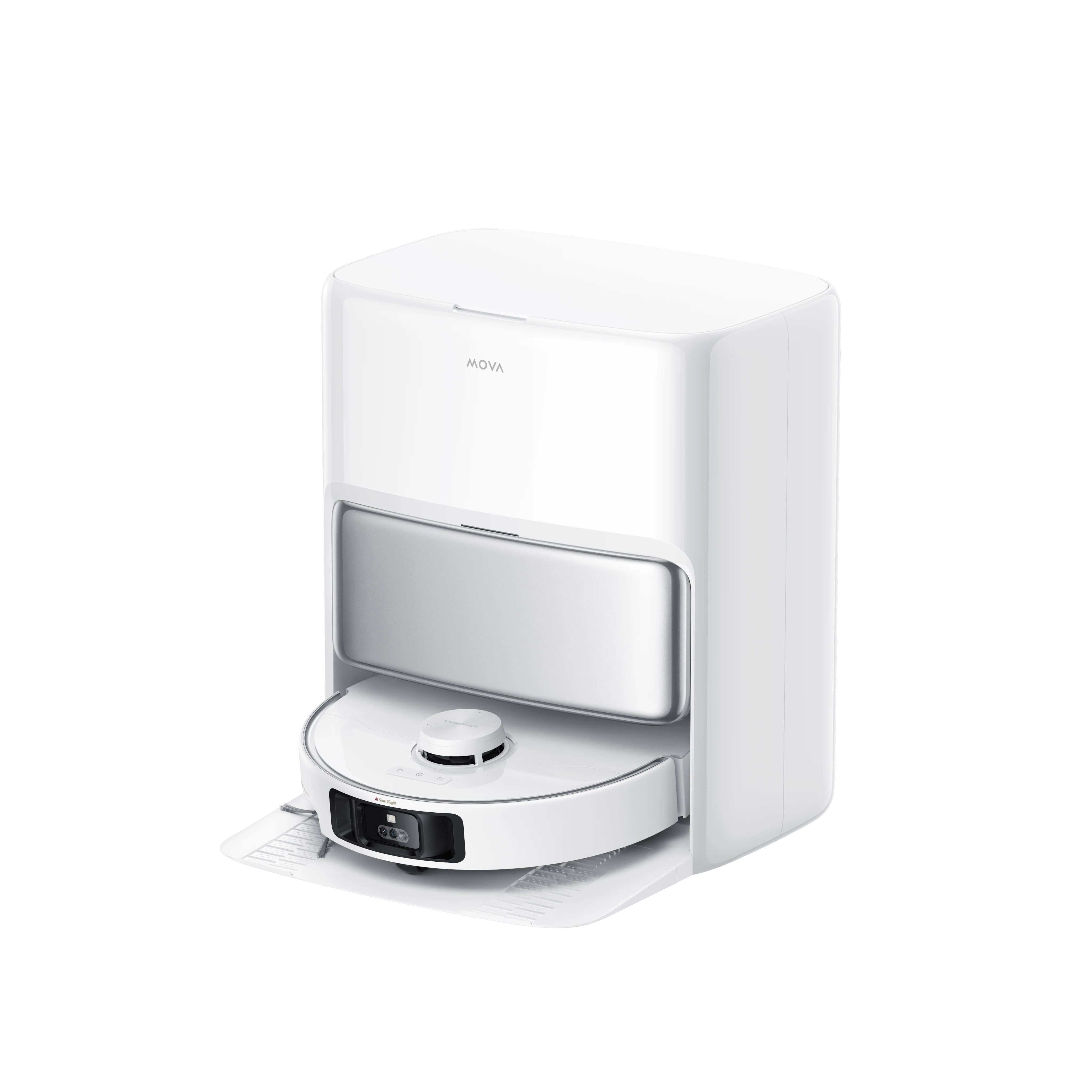 Mova P50 Pro Ultra blanc avec sa station, photo officielle Mova