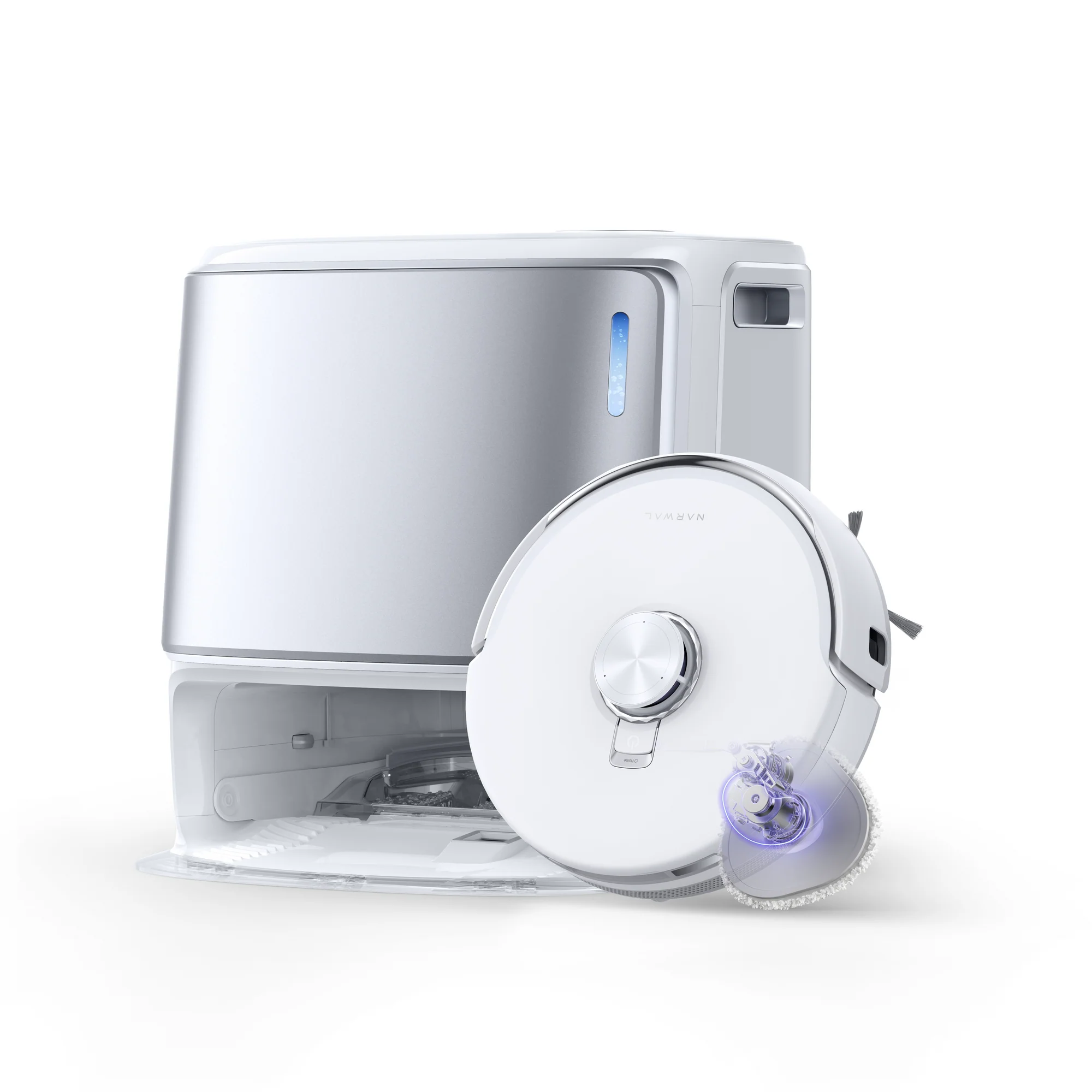 Narwal Freo Z10 Ultra, version blanche, photo officielle Narwal