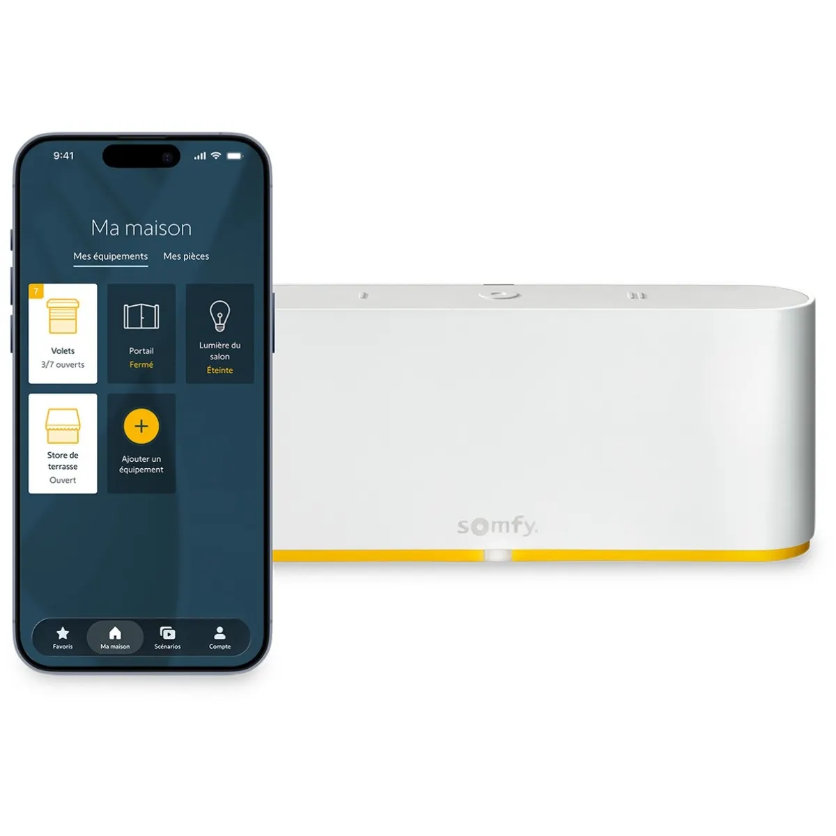 TaHoma switch, visuel officiel Somfy