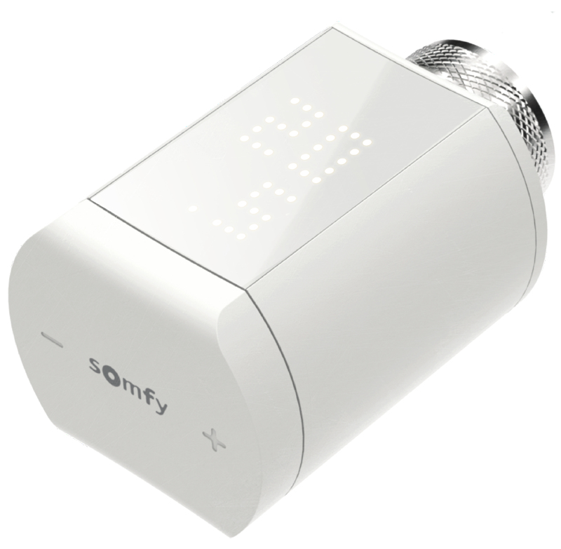 Tête thermostatique io, visuel officiel Somfy