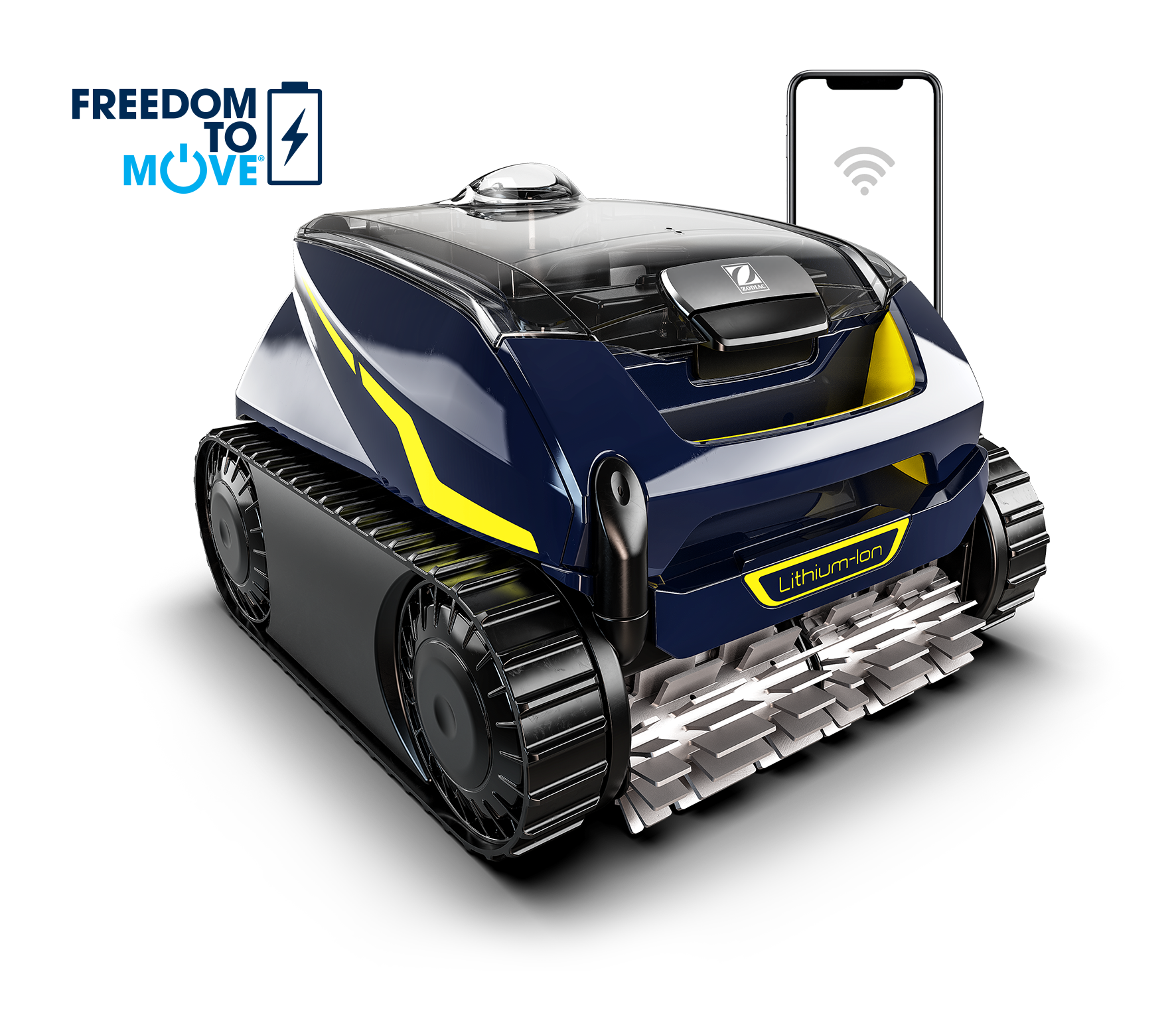 Zodiac Freerider RF 5400 iQ en trois quarts, photo officielle Zodiac